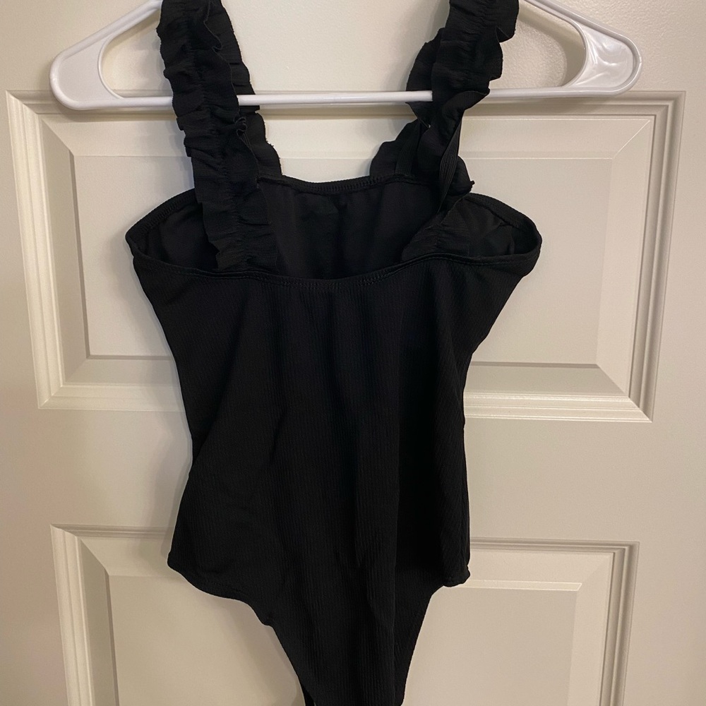 Black stretchy bodysuit